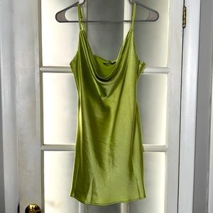 Mini satin slip dress from Nastygal, NEW WITH TAGS.